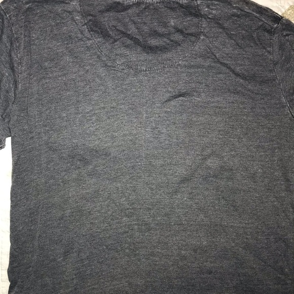 Turnrows Southern Rock Soft Quality Tee Shirt in Stone Washed Gray - Picture 7 of 8